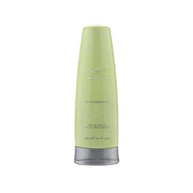 Drėkinantis balzamas/kaukė sausiems ir garbanotiems plaukams MAXXelle CURA biOTHERAPY DRY & FRIZZY HAIR TREATMENT, 200 ir 500 ml