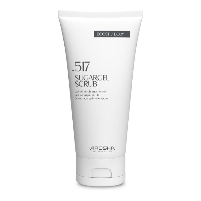 Gelinis-aliejinis šveitiklis AROSHA 517 Sugargel Scrub 200 ml ir 500 ml