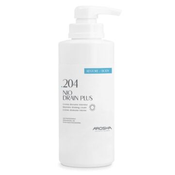 Intensyviai drenuojantis kūno kremas AROSHA 204 NIO DRAIN PLUS, 500 ml