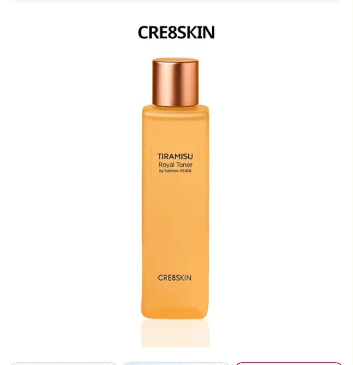 Veido tonikas, naktinis CRE8SKIN TIRAMISU ROYAL TONER 250 ml
